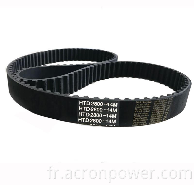 Rubber Toothed Motorcycle Belt